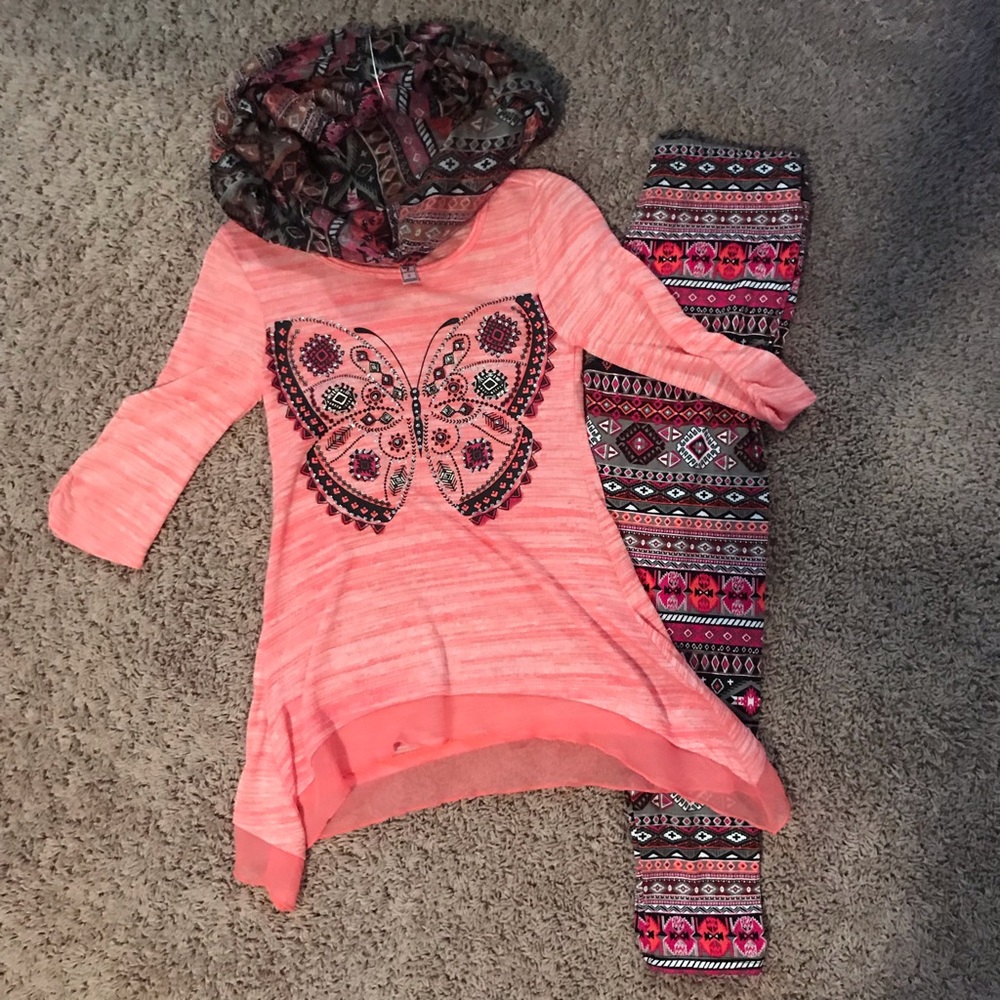NWOT 3 piece girls matching set